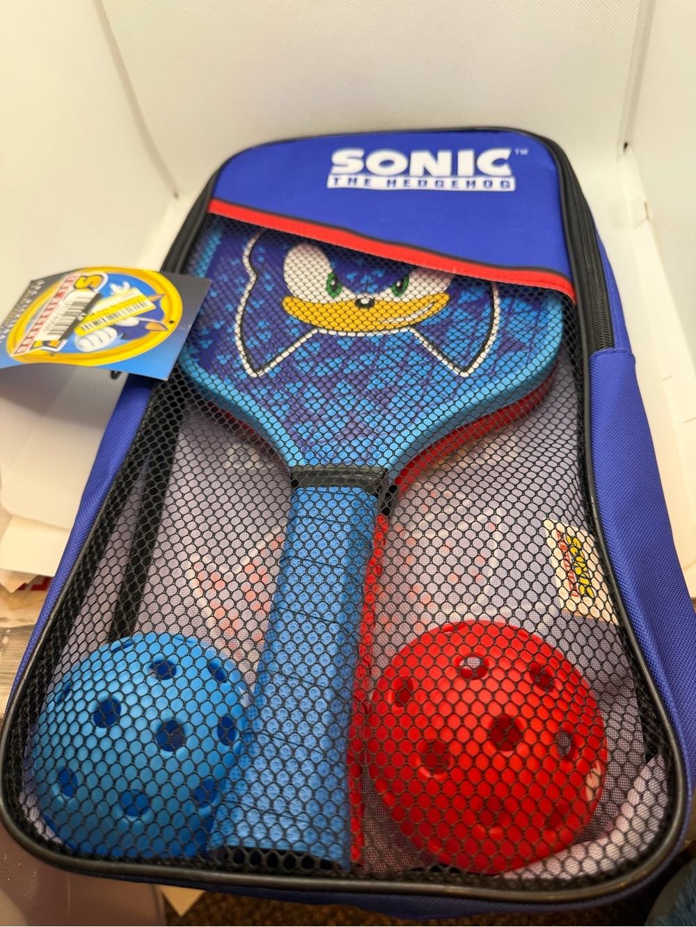 Kids Pickleball Set - Sonic the Hedgehog